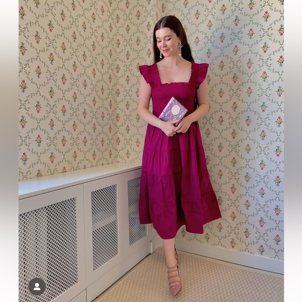 Hill House Home Ellie Nap Dress Maroon Instagram Exclusive